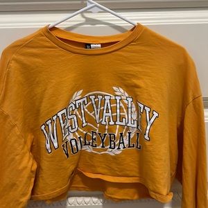 Yellow West Valley Volleyball long sleeve